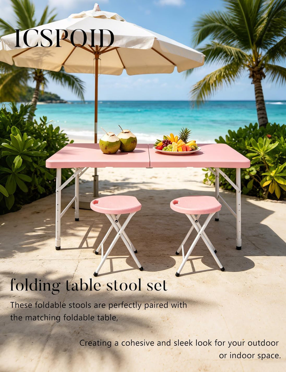 18 Inch Folding Stool with Handle