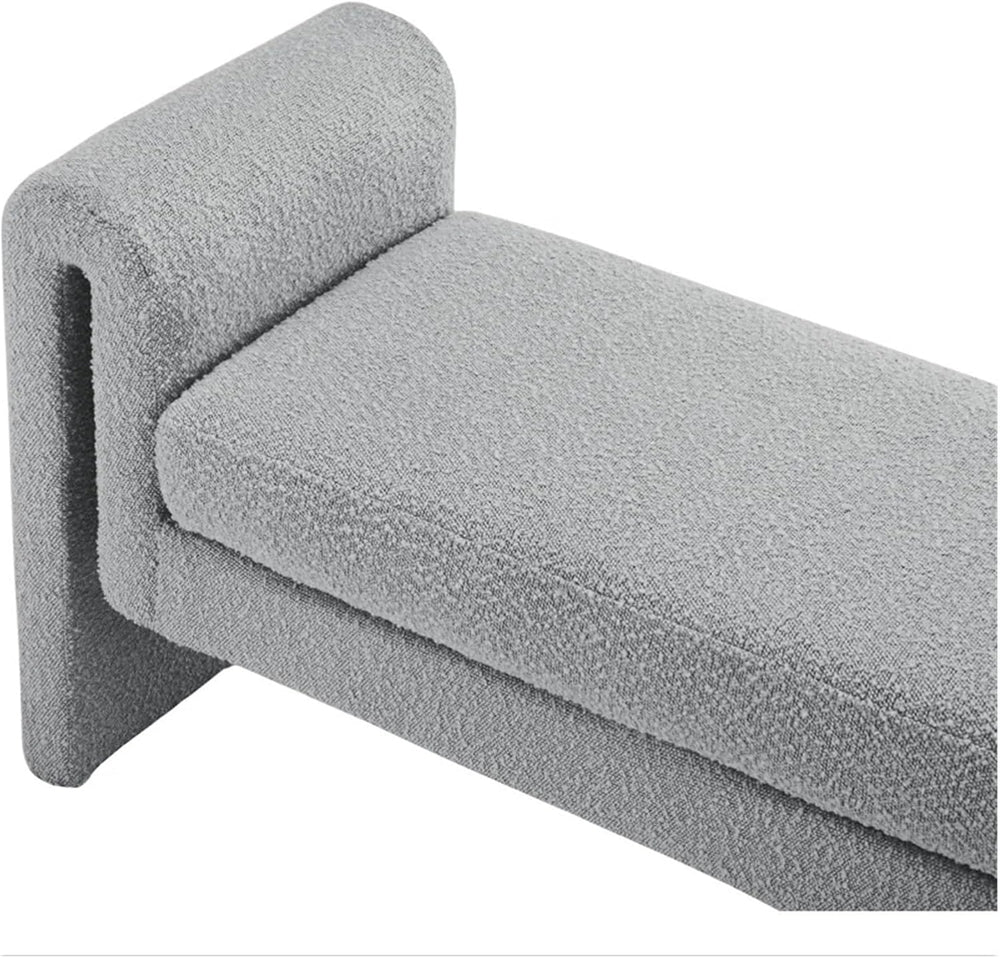 Modern Bedroom Ottoman Bench,Upholstered End of Bed Modern Entryway Shoe, Liv...