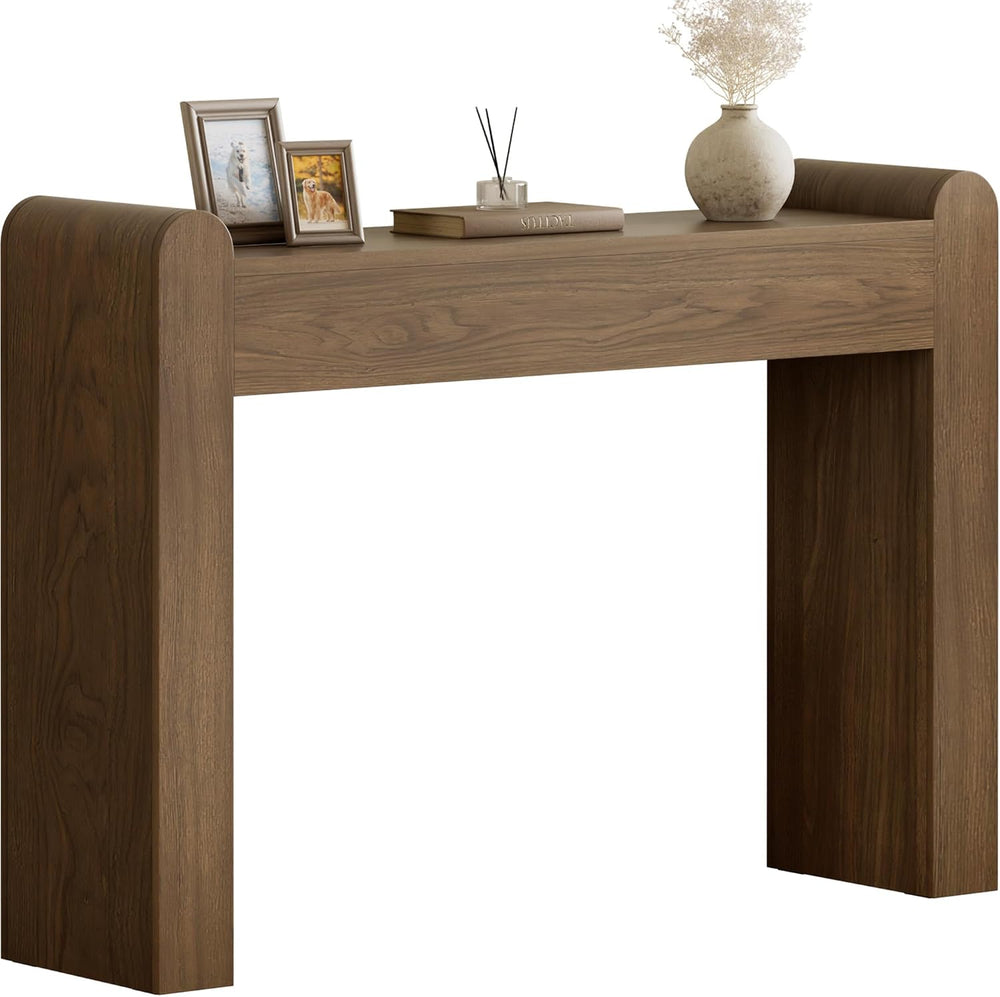 Lulive Arc Entryway Table, 47 Inch Curved Console Table for Hallway | Rounded...