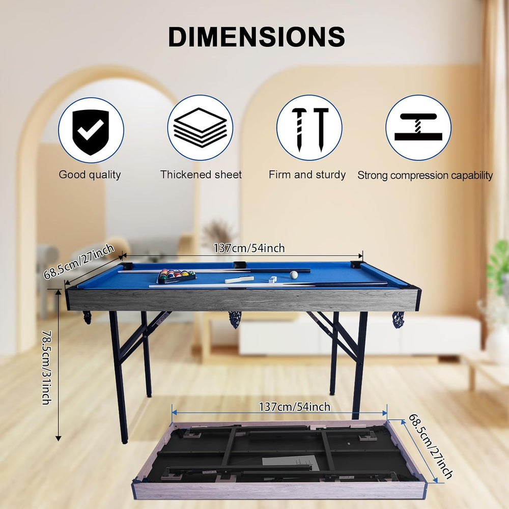 5in1 Multi-fuction Games Table,Folding Multi Game Combination Table Set with ...
