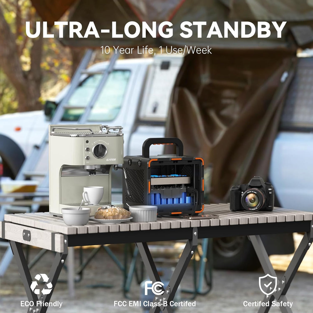 300W Portable Power Station, Solar Generator 259Wh, 70,000mAh LiFePO4 Battery...