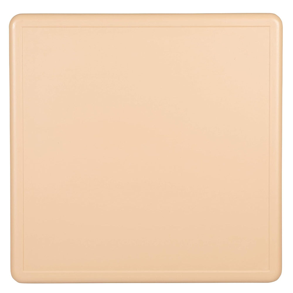 EMMA + OLIVER 24" Square Natural Plastic Height Adjustable Activity Tabl...