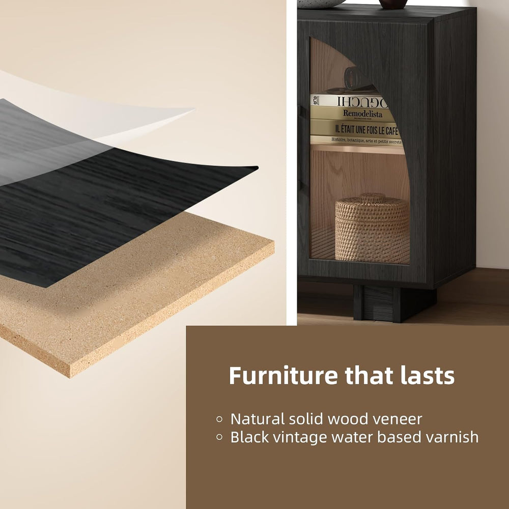 JOINICE Sideboard Buffet Cabinet with Storage,63” Modern Accent Console Cabin...