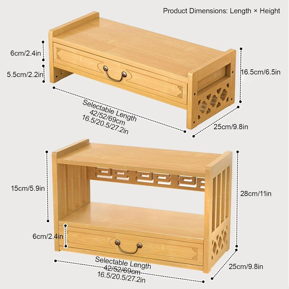 Meditation Table Altar, Small Puja, Altar Table with Storage & Drawers Pr...