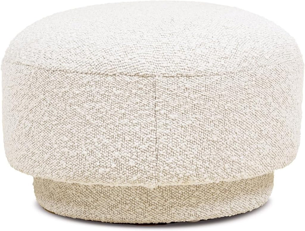 15" Small Foot Stool Ottoman Cute Foot Rest Round Mushroom Ottomans Mode...