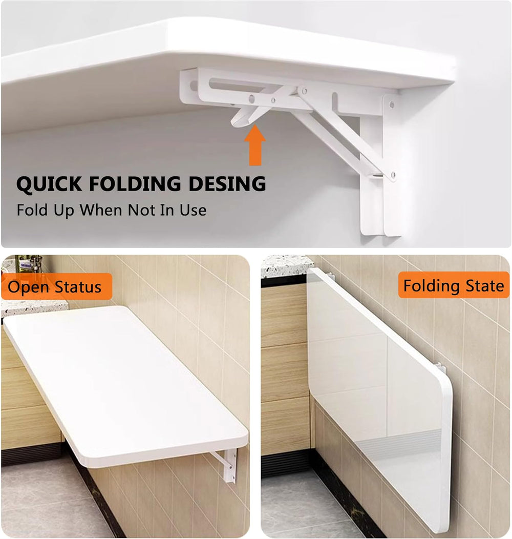 Wall Mounted Folding Table,floating desk for wall,folding wall desks for smal...