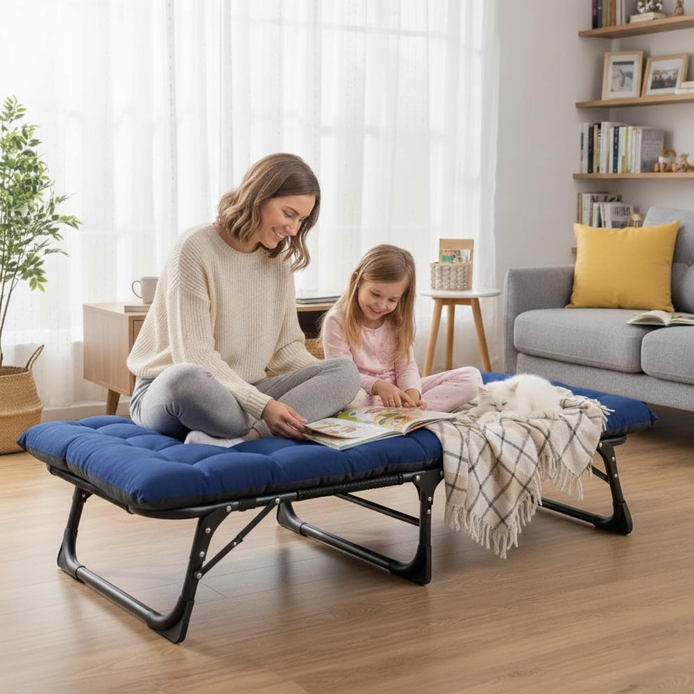 ABORON Tanning Chair, 5-Position Padded Folding Chaise Lounge