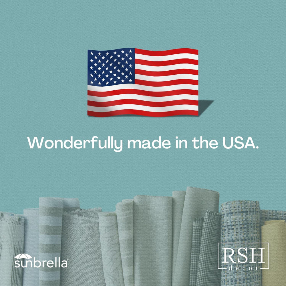 RSH DECOR: Sunbrella Lumbar Throw Pillows Set of 2 | 20" x 12" | Wa...