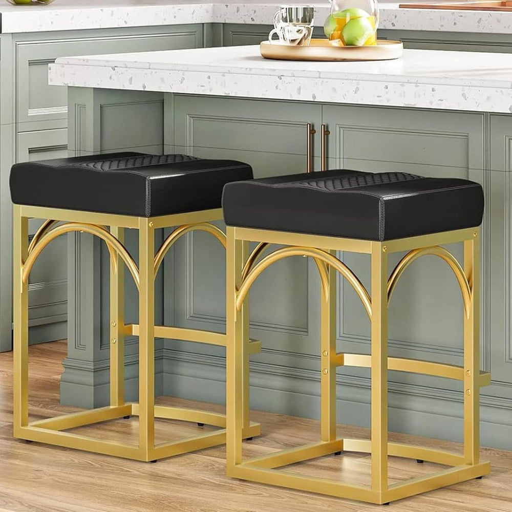 HOOBRO Bar Stools, Set of 2 Bar Stools