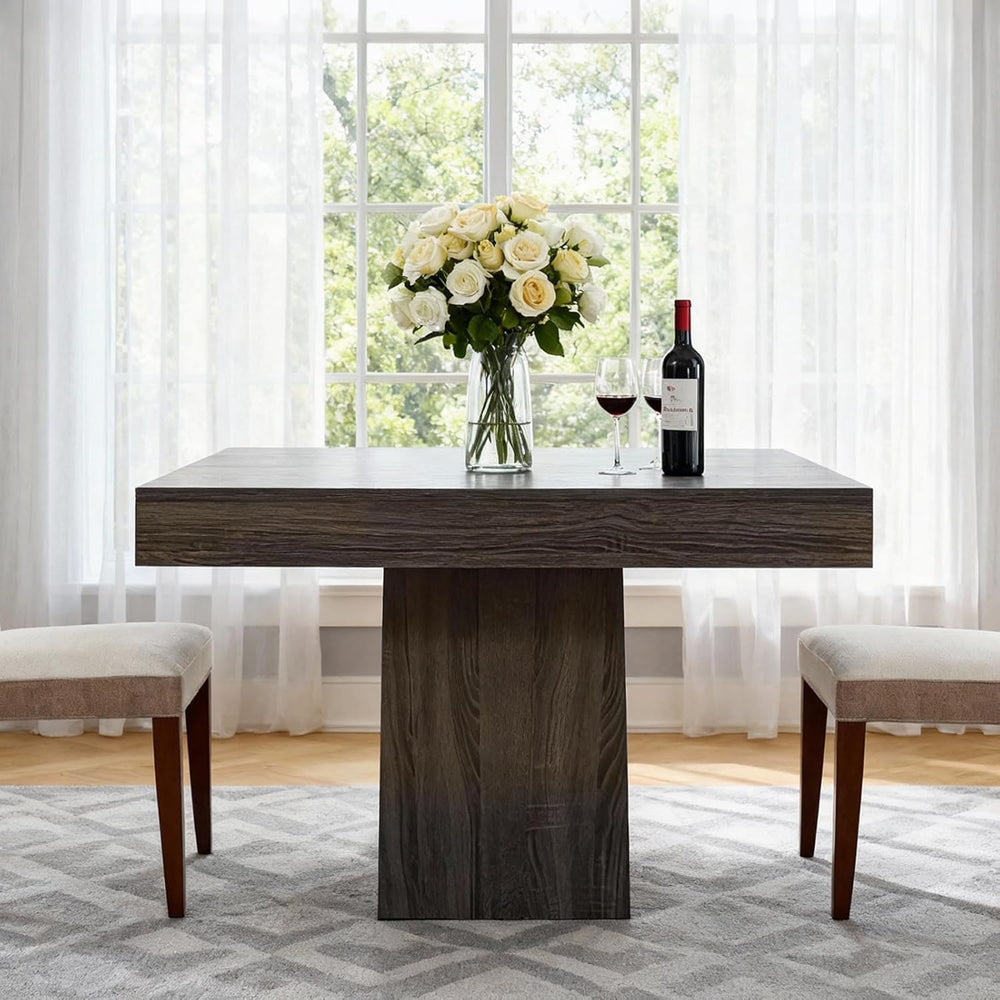 GarveeHome Square Dining Table for 4, 31.5'' Small Kitchen Table with...