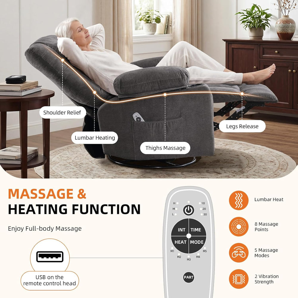 Swivel Rocking Recliner Chair