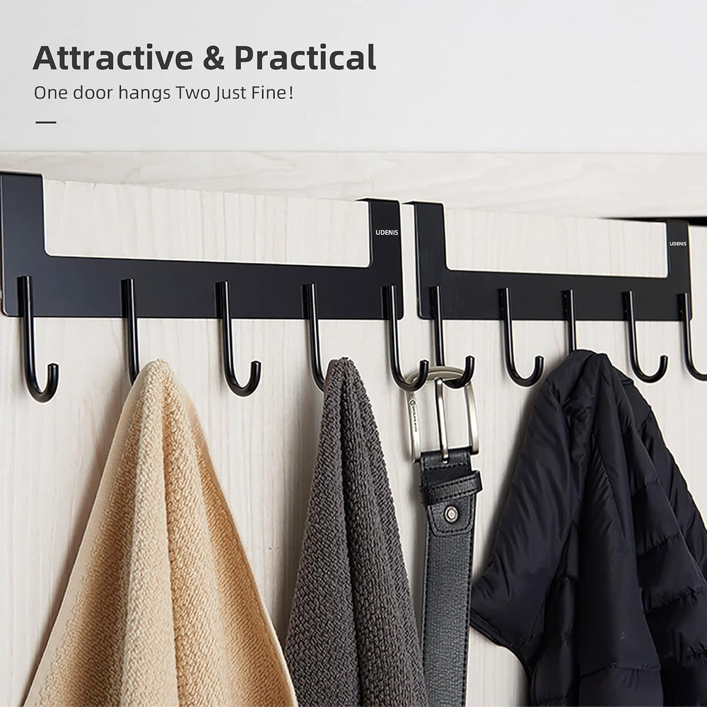 Over The Door Hooks Coat Rack,Over The Door Towel Hanger Drying Rack,Heavy Du...