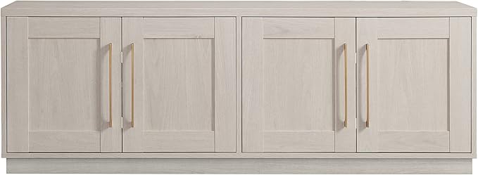Henn&Hart TV Stand for TVs up to 75'' with 2 Concealed Storage Ca...