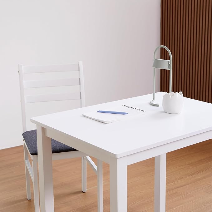 Livinia Seattle Modern Farmhouse Kitchen Dining Room Chair Set of 2, Solid Wo...