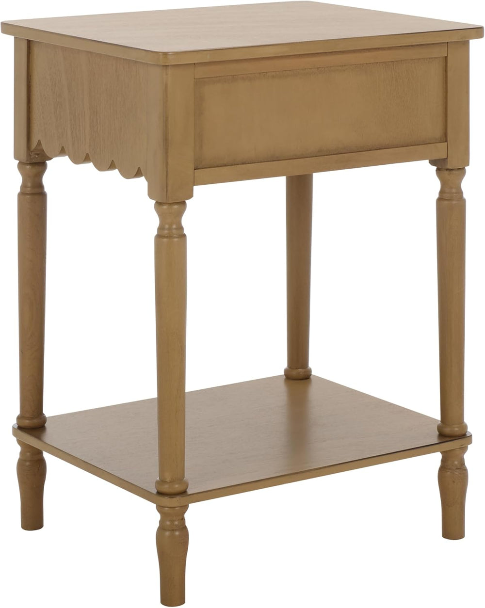 SAFAVIEH Home Collection – Haven Desert Brown Accent Table with Drawer & ...
