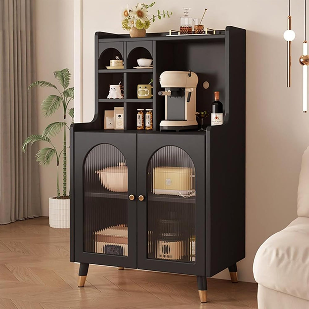 Pantry Storage Cabinet with Doors and Shelves, Food Pantry Cabinet, Farmhouse...