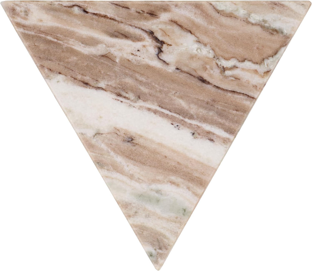 SAFAVIEH Couture Collection - Leah Bryanna White & Brown Marble Accent Ta...
