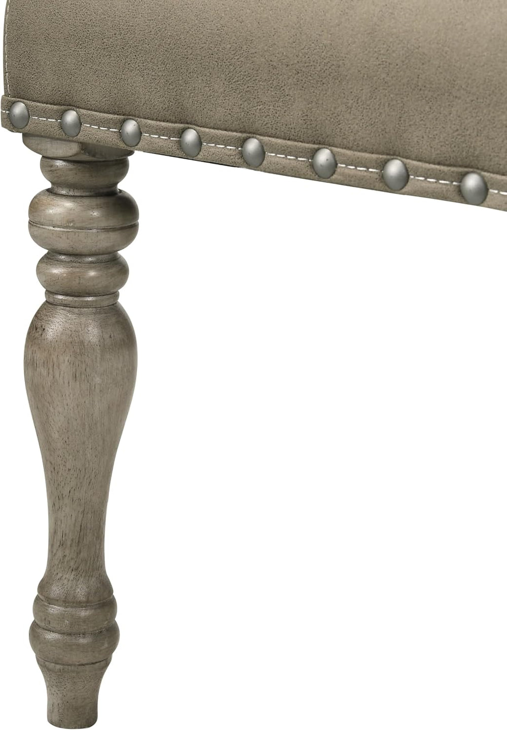 Roundhill Furniture Birmingham Dining Set, One Size, Driftwood Finish