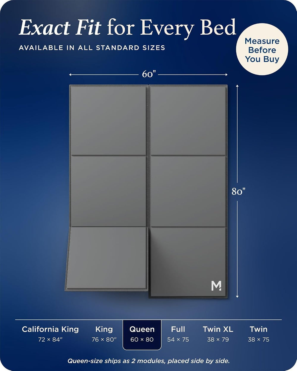 Heavy Duty Bunkie Board Queen Size (60x80) - Under Bed Support