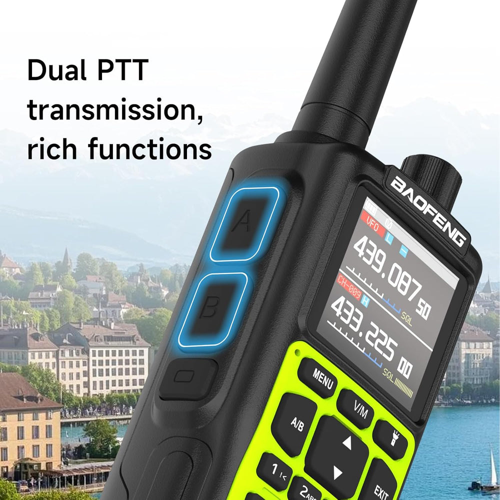 BAOFENG MINI5 Ham Radio Handheld Two Way Radios Long Range, 2200mAh Rechargea...