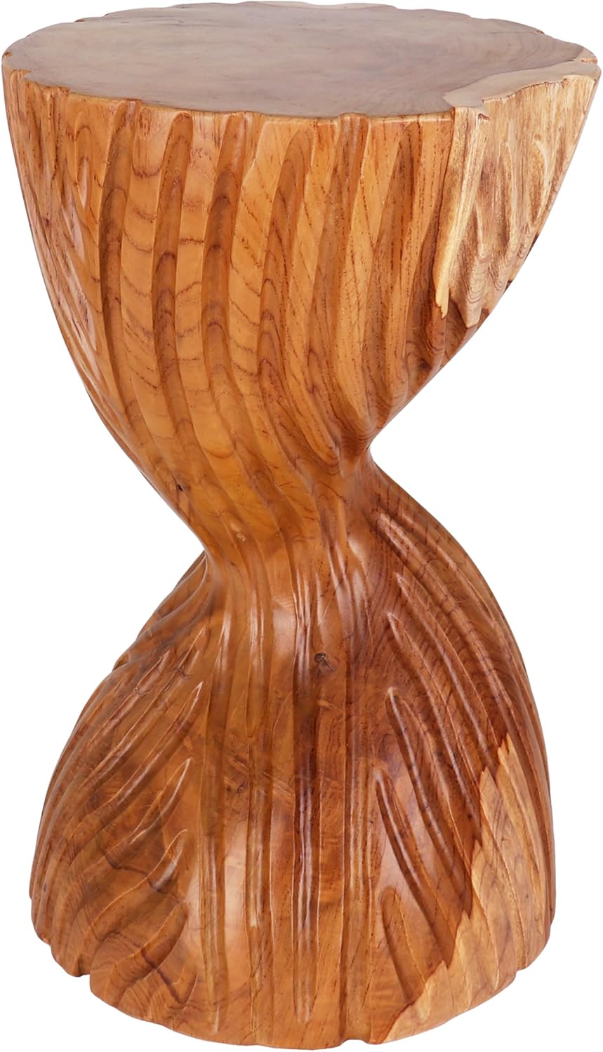Rutledge & King Savannah Wood End Table - Small Round Side Table - Nights...