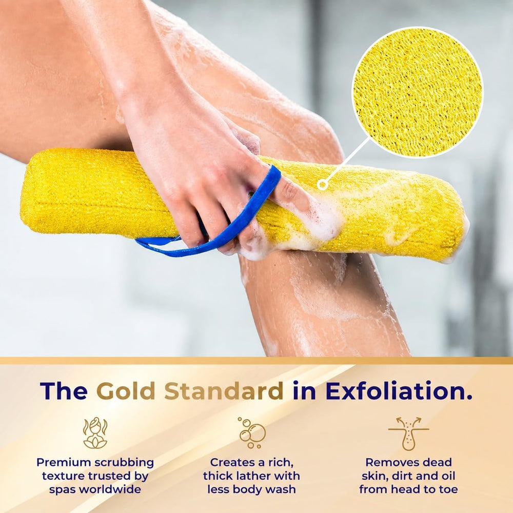 The Destiny Loofah - Patented 13-Inch Exfoliating Back & Body Scrubber fo...