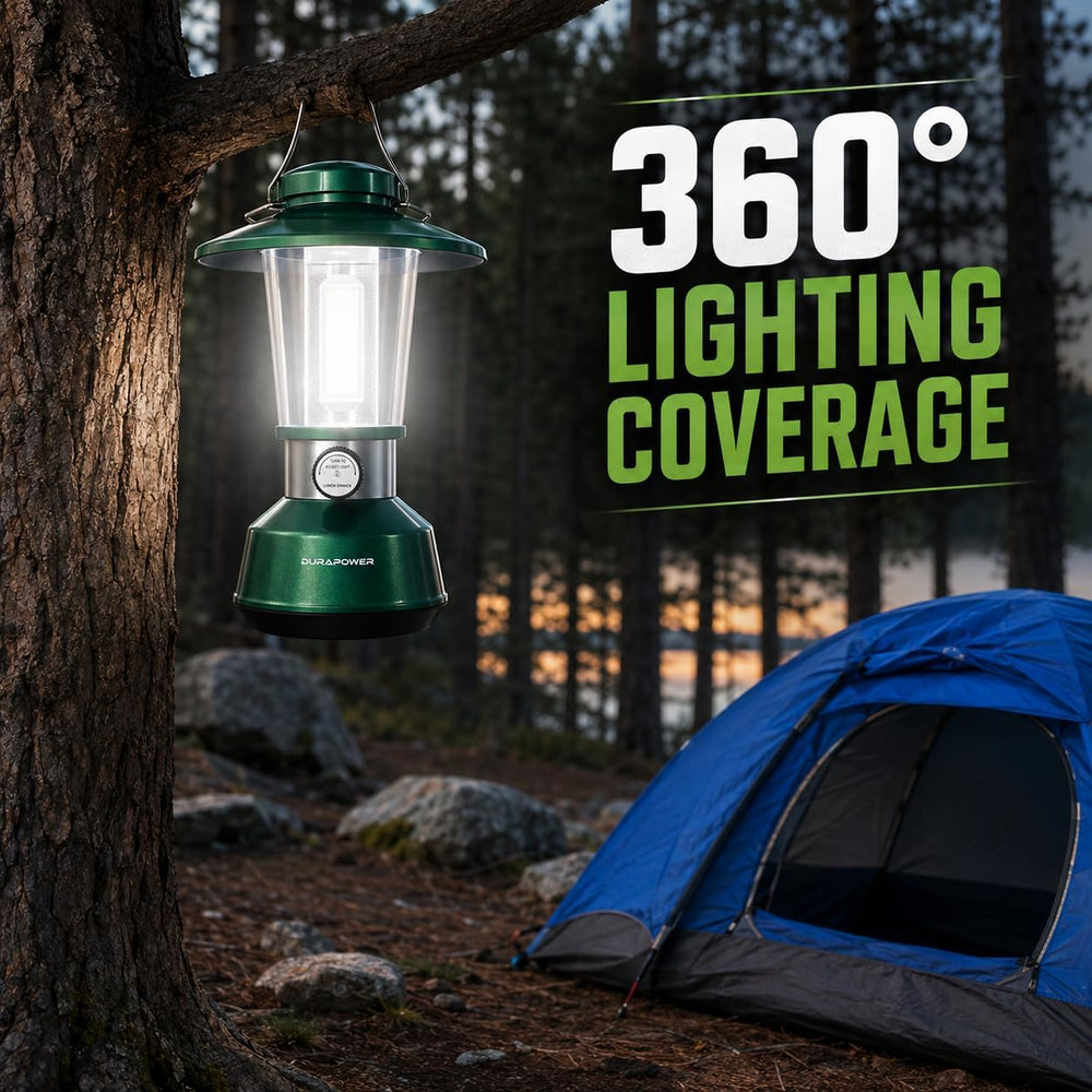 Durapower Rechargeable Camping Lantern,2800 Lumen Super Bright LED Camping La...
