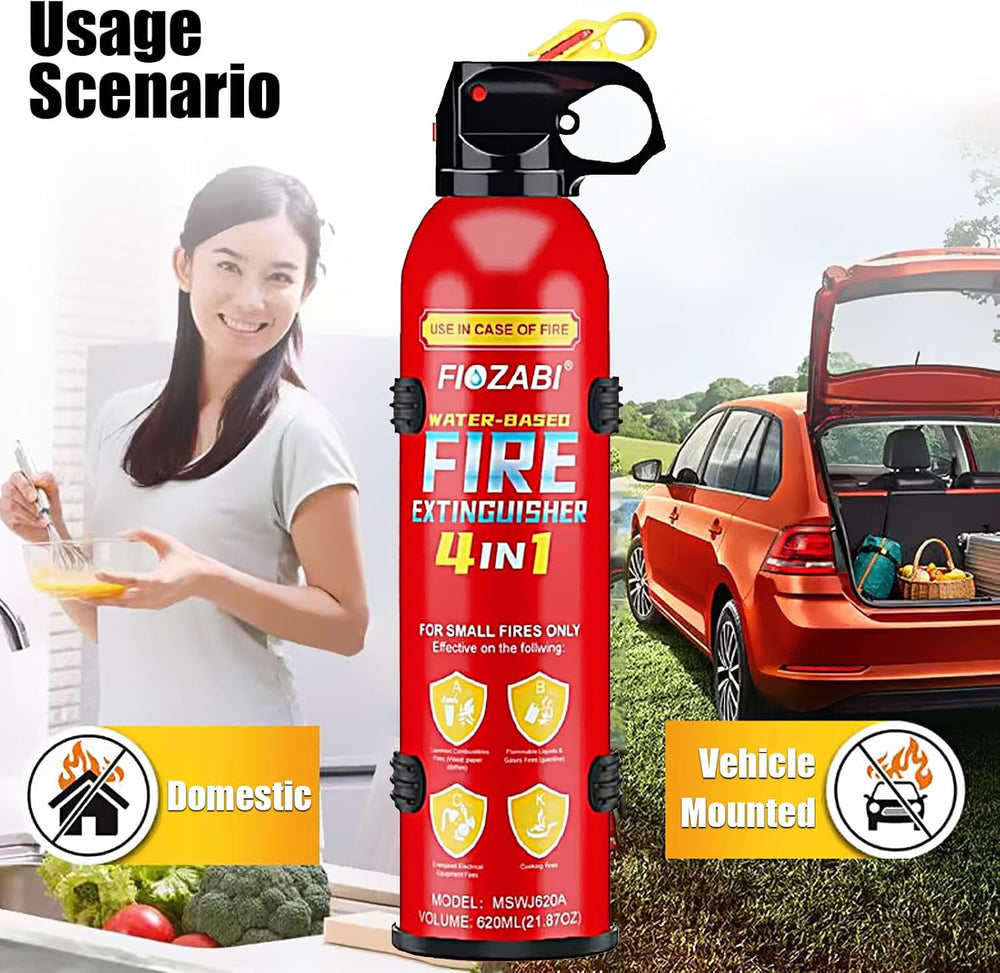 Portable Fire Spray With Bracket Portable Aerosol Extinguisher for ALL FIRES ...