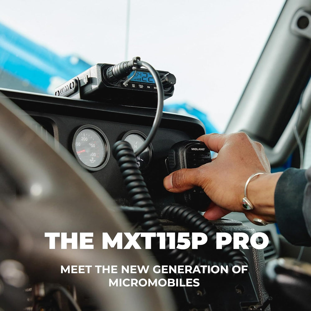 Midland MXT115 PRO 15W MicroMobile GMRS Two-Way Radio