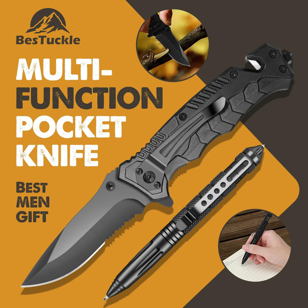 Gifts for Men Him Dad, Survival Kit and Equipment 25 Pcs, Valentines Gifts fo...