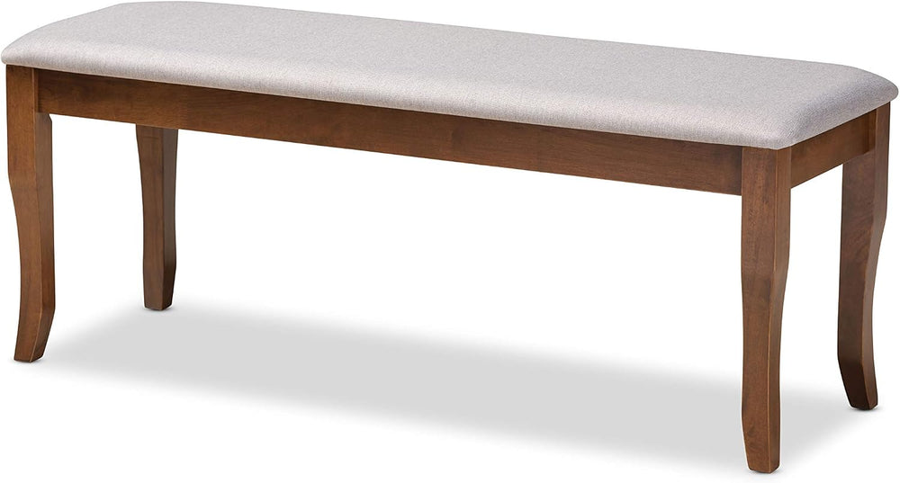 Baxton Studio Cornelie Modern and Contemporary Transitional Grey Fabric Uphol...