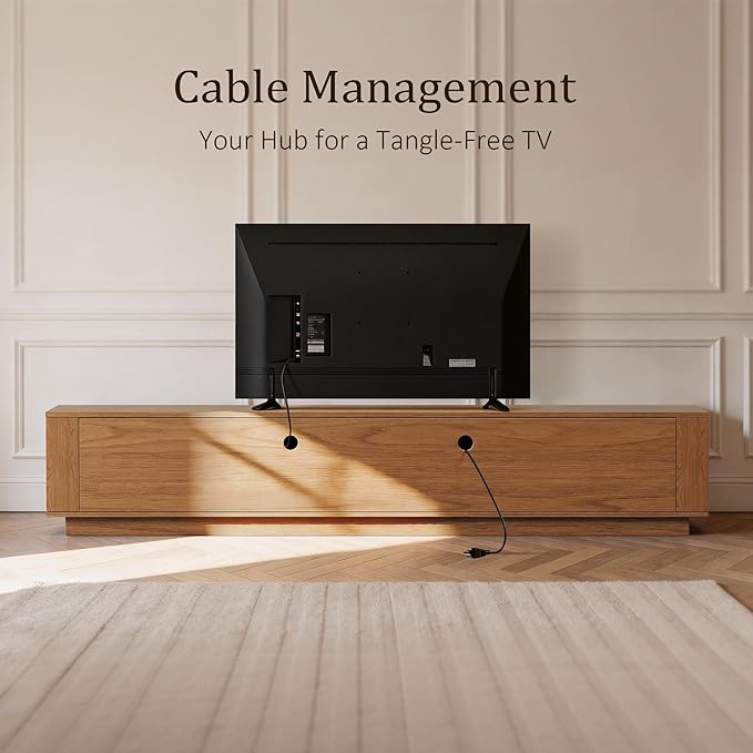 86.61" Mid-Century Modern TV Stand for TVs up to 85", Walnut Entert...