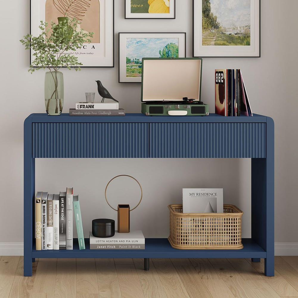 FATORRI Console Sofa Table for Entryway, 47.2 Inch Wood Hallway Tables for Li...