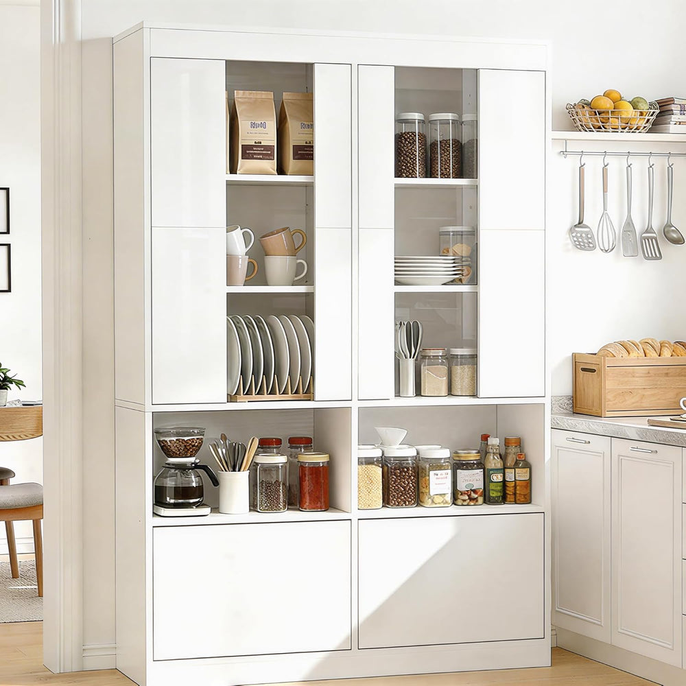 IRONCK Kitchen Pantry Cabinet, 70.7 Inch Tall Pantries, Pantry Cabinet with A...