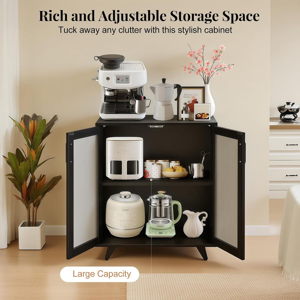 Panana Kitchen Buffet Server Table Accent Sideboard Cupboard Server Buffet Co...