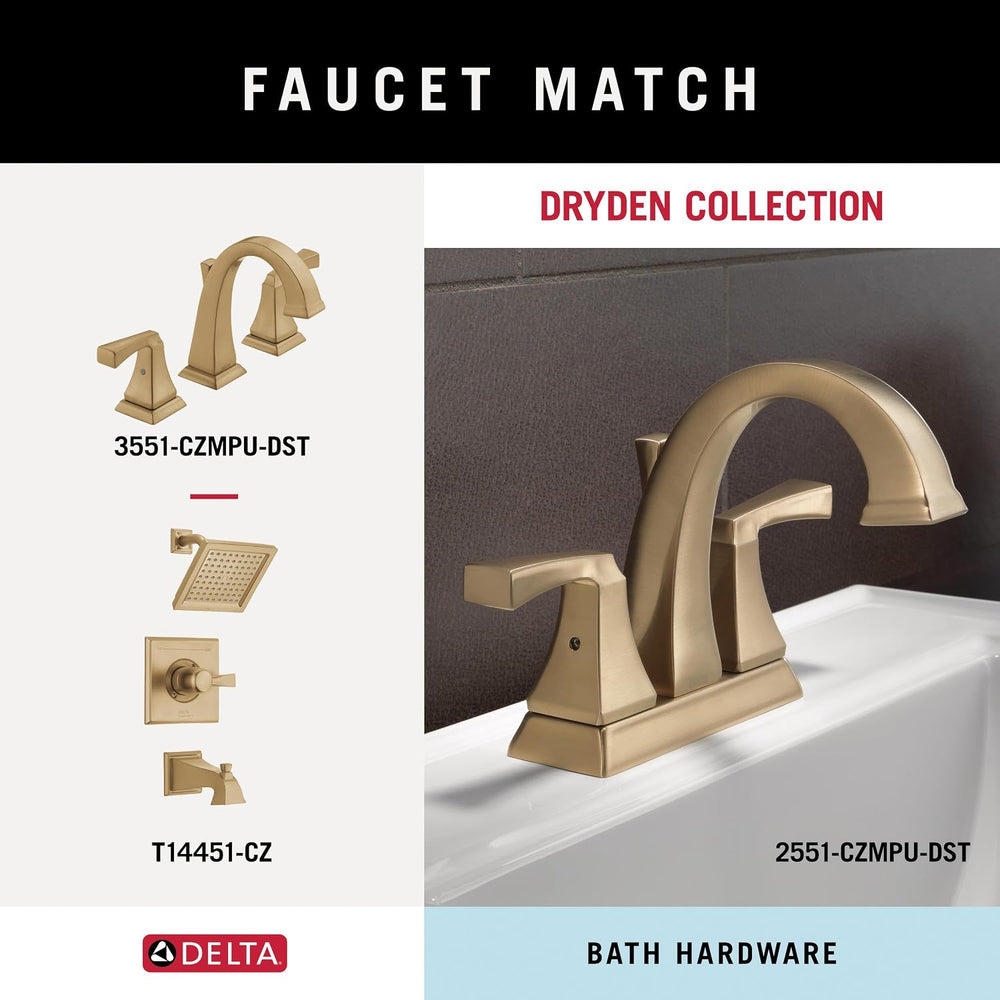 Delta Dryden (1-Pack) Hand Towel Holder Champagne Bronze Towel Racks for Bath...