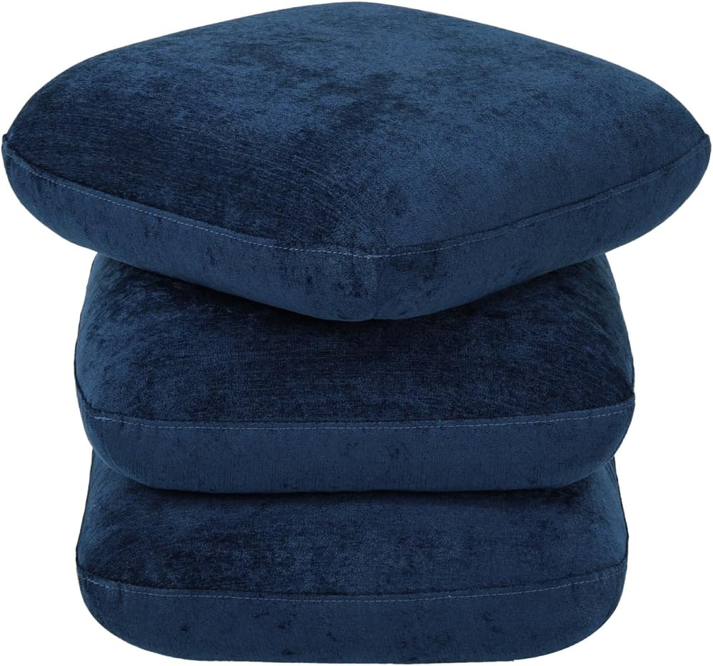 Get Set Style Ottoman, 360° Swivel Vanity Chair, Modern Geometric Ottoman, Fo...