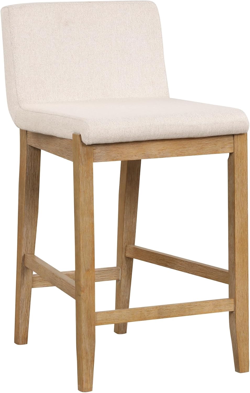Nathan James Gracie Modern Counter Height Bar Stool with Back, Counter Stool ...