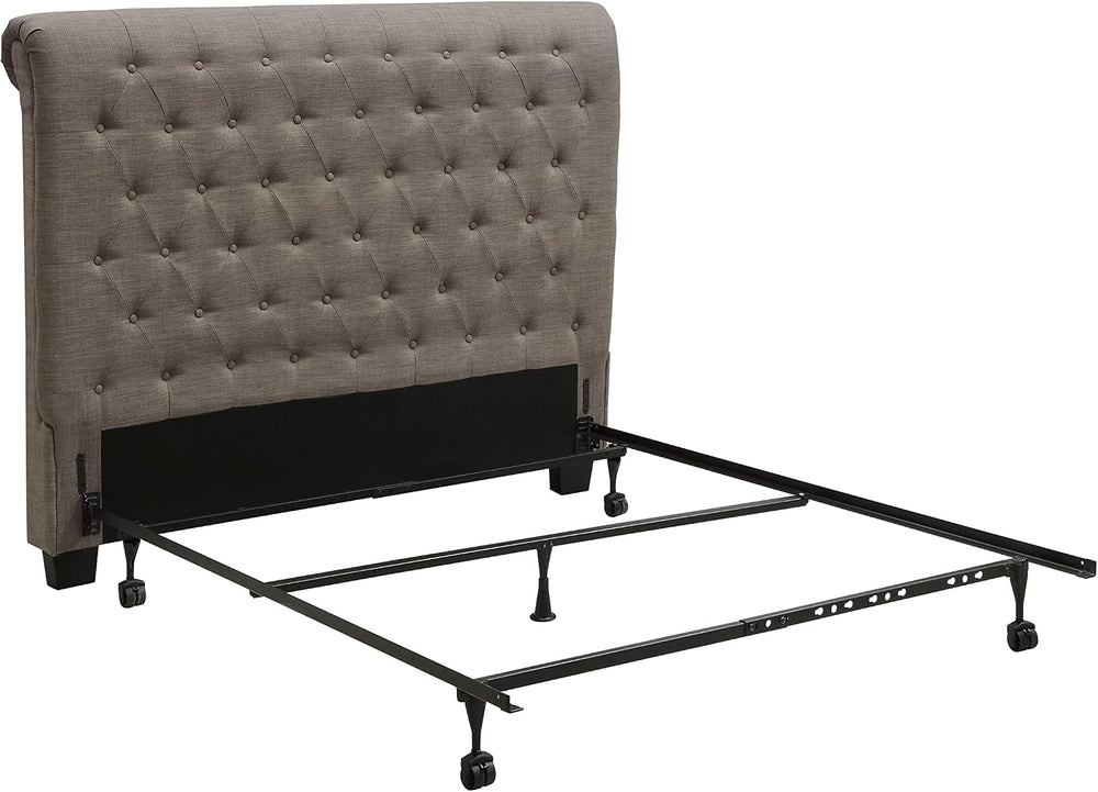 Modus Furniture Royal Tufted Headboard, King, Espresso