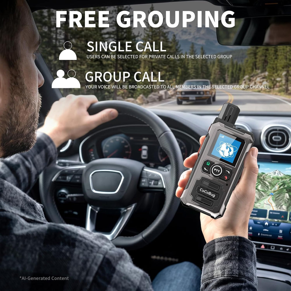 Global Lifetime Free Rapid Walkie Talkies Unlimited Range, Long Range Heavy D...