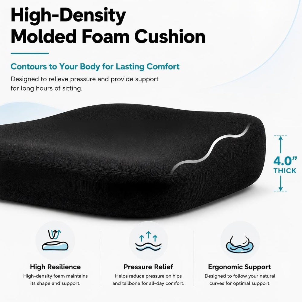 Ergonomic Office Chair, High Back Mesh Computer Chair with Molded Foam Cushio...