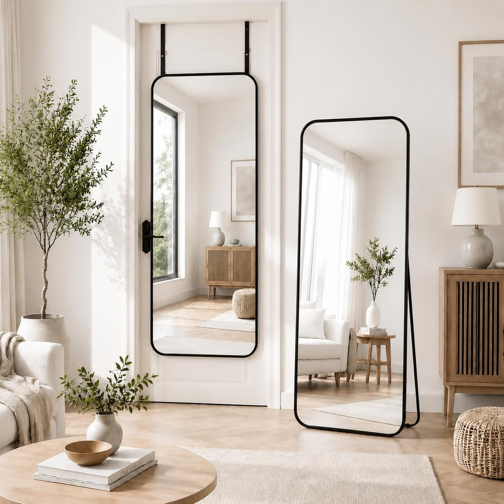 Antok Over The Door Mirror Full Length, 58'' x 21''Wall Mount...