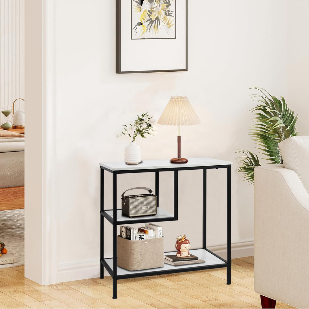 AT-VALY 3-Tier End Table,Nightstand for Living Room, Bedroom, Office, Bathroo...