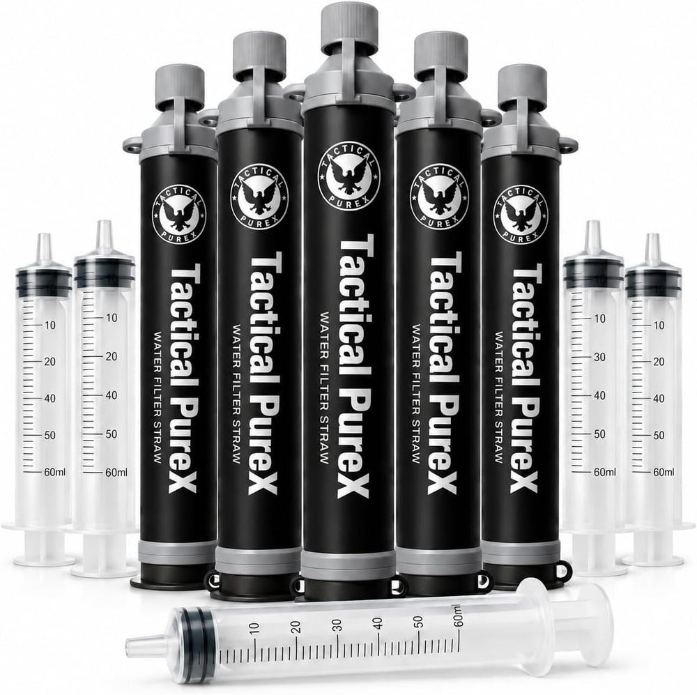 Tactical PureX Water Filter Straw, Portable Water Purifier (5)