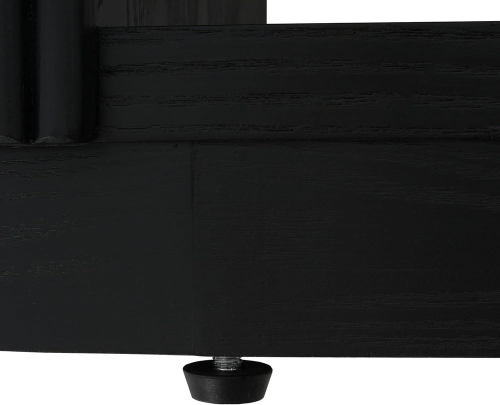 58.9" Modern Console Tables with 3 Tier Open Shelves, Storage Wood Entry...