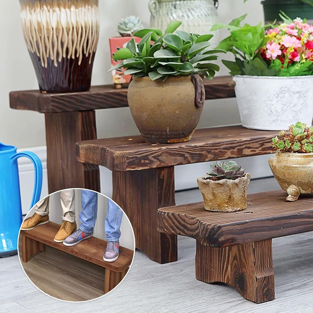 Outdoor Bench, Indoor Wood Bench for End of Bed, Entryway, Dining, Balcony, 2...