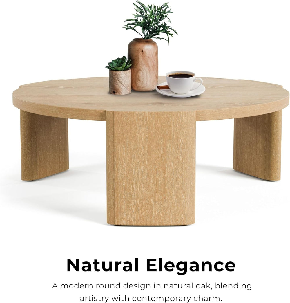 Furniture of America Carys Modern Solid Wood 2-Piece Coffee Table and End Tab...