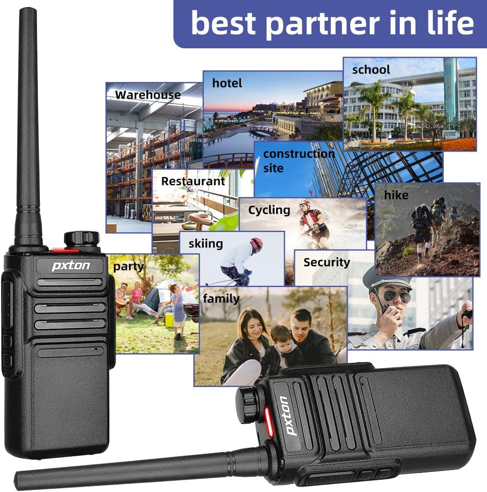 999S walkie talkies for Adults Long Range with Headphones(2 Pack)