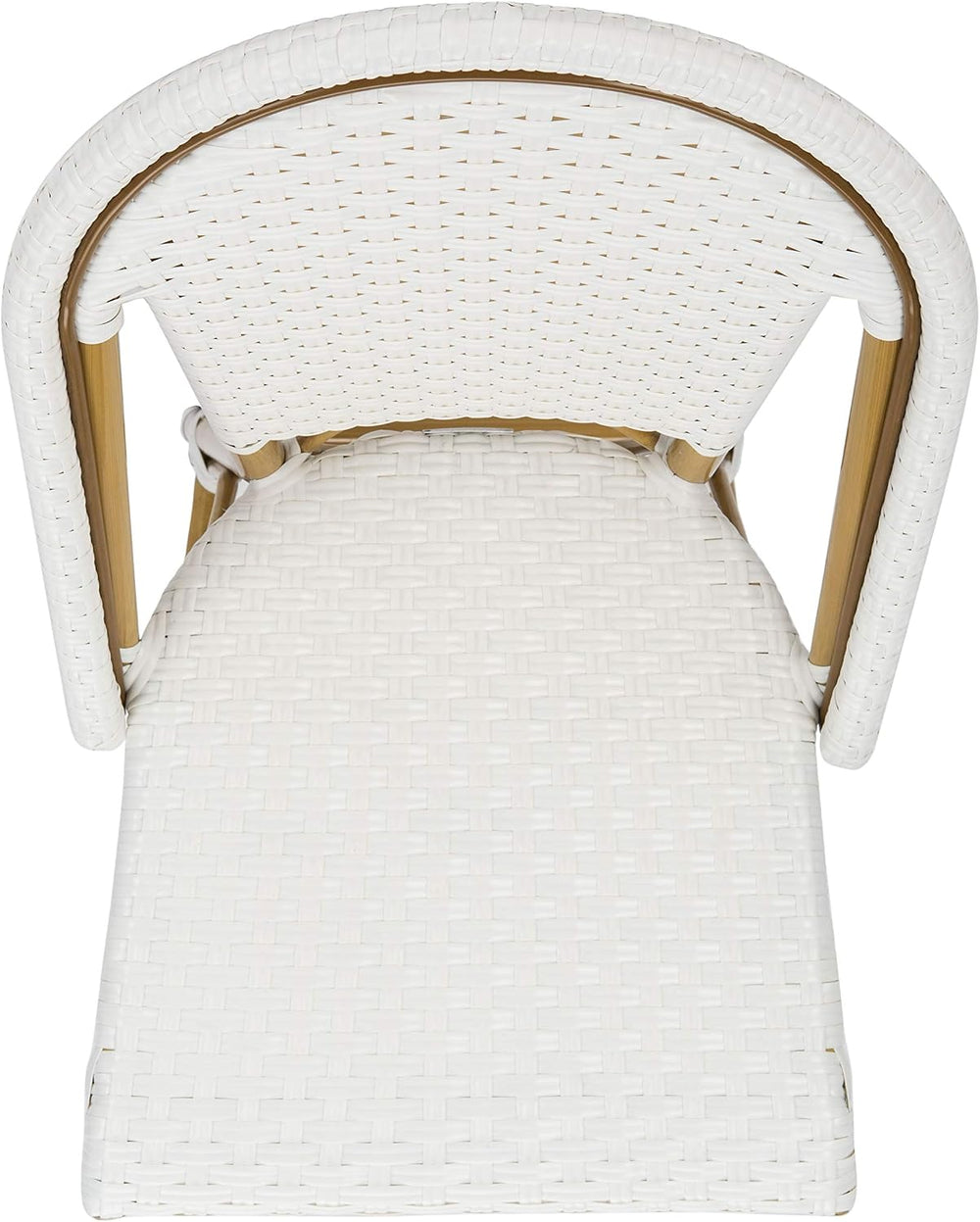 Safavieh PAT4019A Collection Gresley Navy and White Indoor/Outdoor Stacking F...