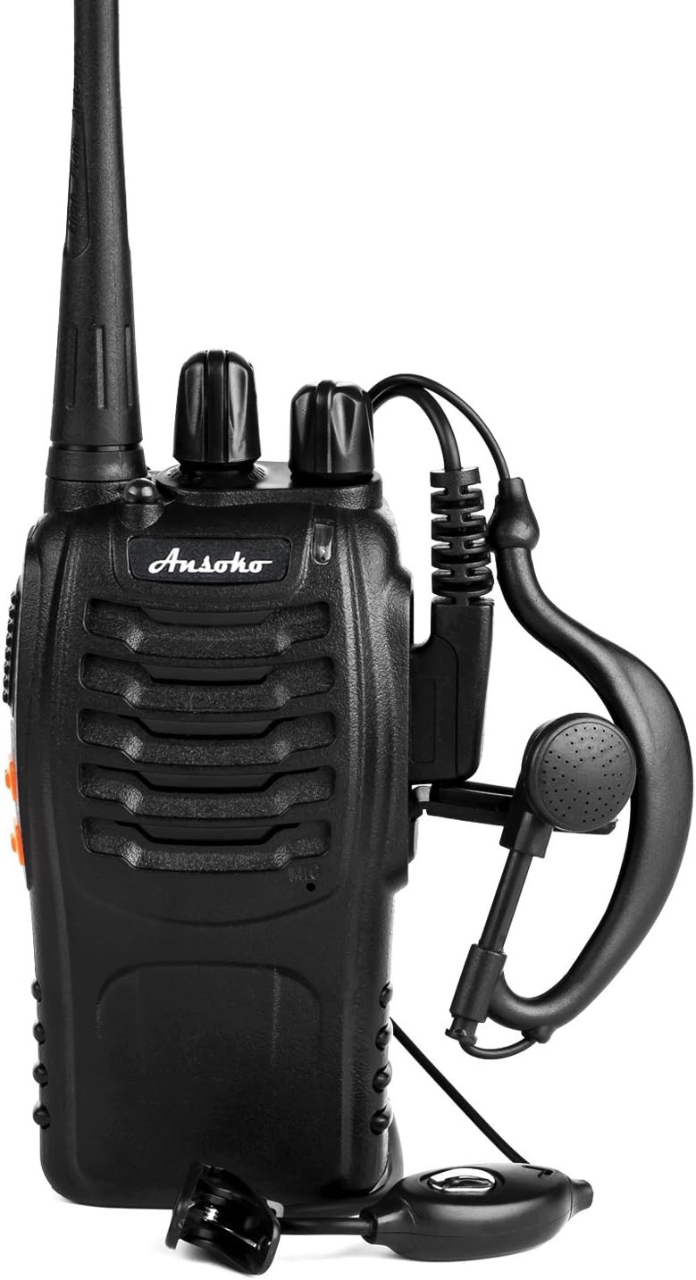 Walkie talkies 10 Pack Long Range Rechargeable 2 Way Radio UHF 16-Channel wit...